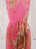 Lace-Up Sleeveless Versatile Long Skirt Dress for Women