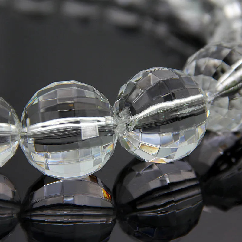 Large Crystal Choker Necklace| Elegant Round Design