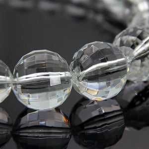 Large Crystal Choker Necklace| Elegant Round Design
