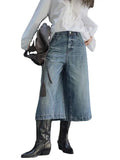 Women’s High Waist Denim Jort