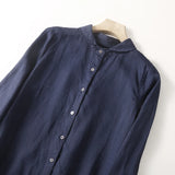 Casual Long Dress with Turn-Down Collar