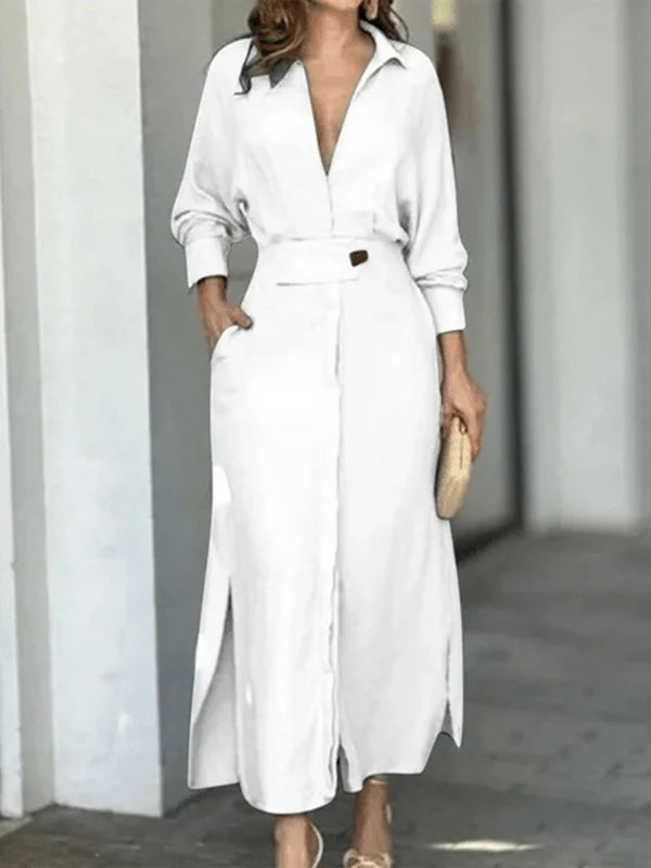 Modigirl Cotton Linen Maxi Dres