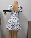 Dotted Party Mini Dress