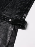 Sleeveless Leather Waistcoat