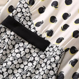 Patchwork Polka Dot Dress
