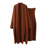 Fall 2025 Knit Sweater & Strapless Dress Set for Women