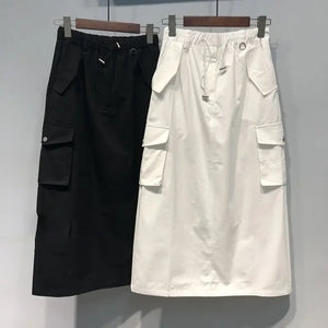 Elastic Waist Cargo Skirt| Casual Utility Women’s Skirt