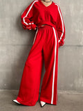 Two-Piece Set - Casual Sweatpant & Long Sleeve