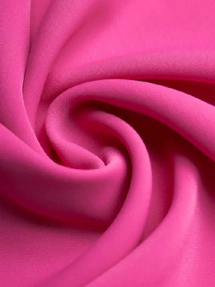 Bright Turtleneck Midi Dress for Evening Party