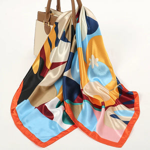 Silk Shawl Satin Square Scarf