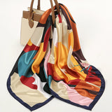 Silk Shawl Satin Square Scarf