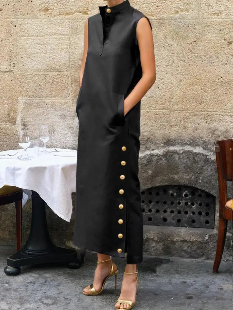 Elegant Ankle-Length Dress for Women