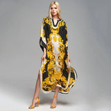 Beach Cover-Up Sleeve Kaftan Dress