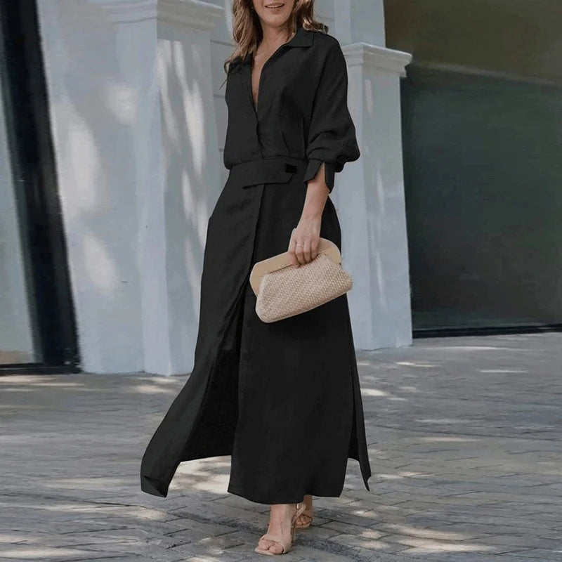 Modigirl Cotton Linen Maxi Dres