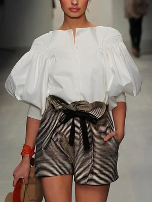 Modigirl Puff Sleeves Blouse