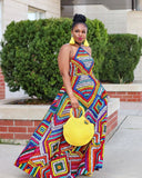 Colorful African-Inspired Outfit for Women