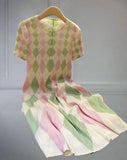 Argyle Printed Dre 