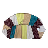 Bright Slim Fit Strap Neck Knitted Long Dress