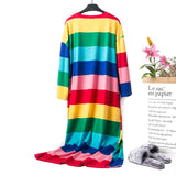 Loose Nightgown Cotton Robe