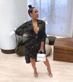Feather Tassel Shirt Dress| Sexy White Mini Dress for Women 2025