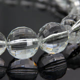 Large Crystal Choker Necklace| Elegant Round Design