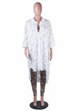 Feather Tassel Shirt Dress| Sexy White Mini Dress for Women 2025
