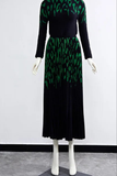 Elaine Turtleneck Printed Stretch Dress