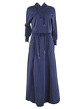 Bright Two-Piece Hoodie & Skirt Set for Women
