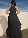 Modigirl Black Ruffle Maxi Dress