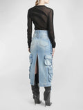 Mini Denim Skirt Outfit Ideas for Women