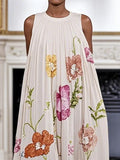 Modigirl Floral Sleeveless Maxi Dress| Elegant Boho Style