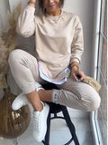 Two Piece Set - Sweatshirt and Pencil Pant