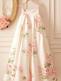 Floral Printed Patchwork Dress