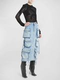 Mini Denim Skirt Outfit Ideas for Women