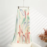 Stretch Pullover Top & High-Waist Pleated Skirt
