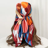 Silk Shawl Satin Square Scarf