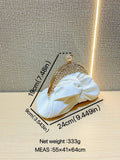 Luxurious Twisted Knot Rhinestone Embellished Clutch