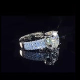 2 Carat Moissanite Engagement Ring