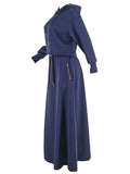 Bright Two-Piece Hoodie & Skirt Set for Women