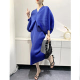 V-Neck Batwing Sleeve Stretch Dress for Women
