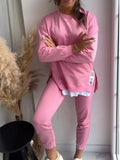 Two Piece Set - Sweatshirt and Pencil Pant