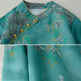Summer Floral Dress with Button Closure