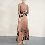 Miyake Laurel Pleated Two-Piece Set