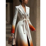 Women’s Ombre A-Line Coat| Stylish & Warm