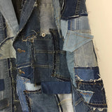 Denim Patchwork Blazer