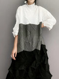 Handmade Scrunch Pleated Stretch Dress for Women