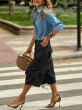 Loose Cotton Cargo Pants with Pockets