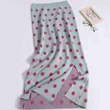 Polka Dot Two-Piece Skirt Set