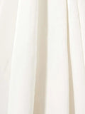 Valeria White Tuxedo Train Pants Set