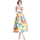 Vestidos Floral Printed Midi Dress
